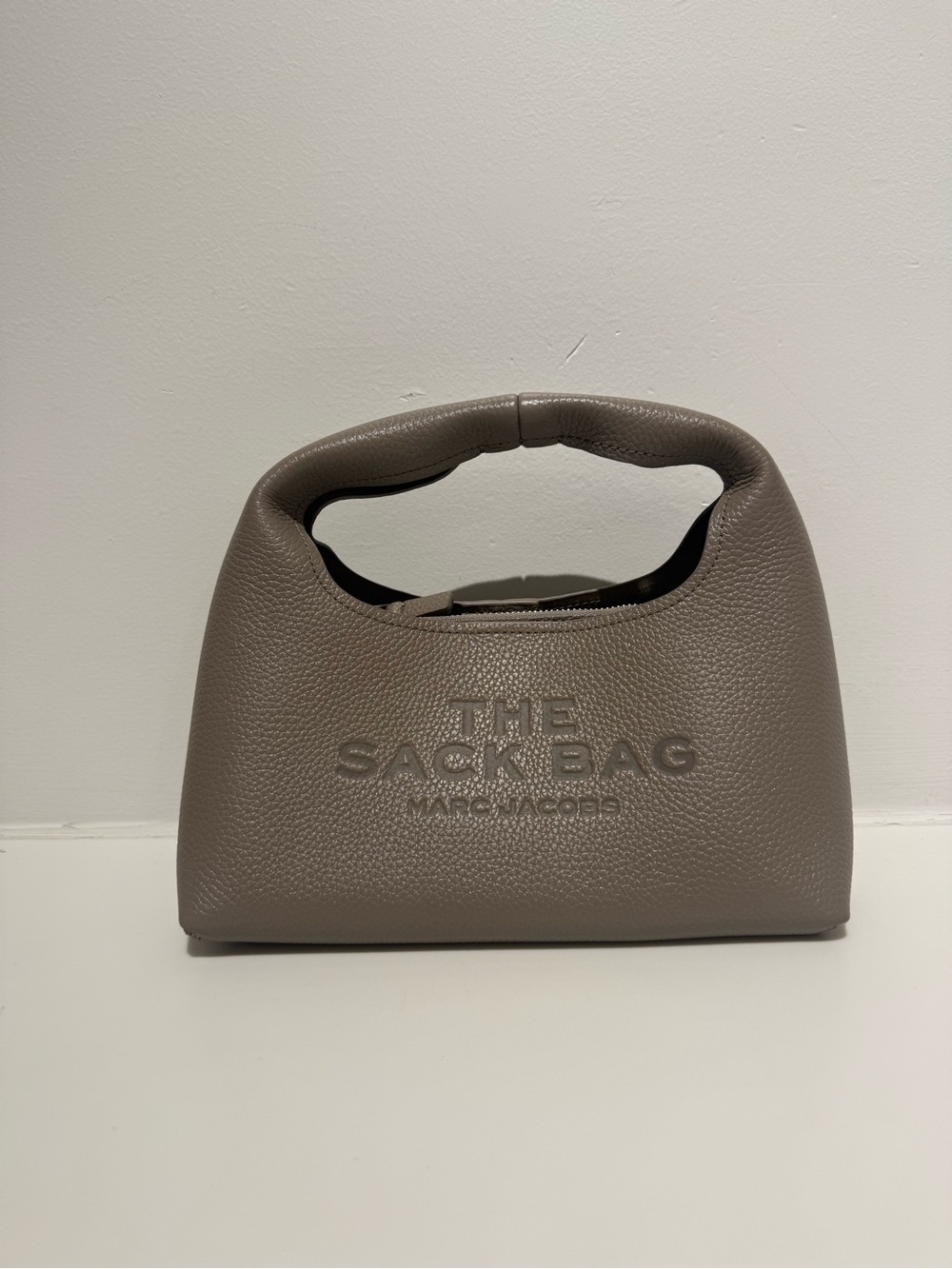 NWT Marc Jacobs The Mini Sack Bag cement